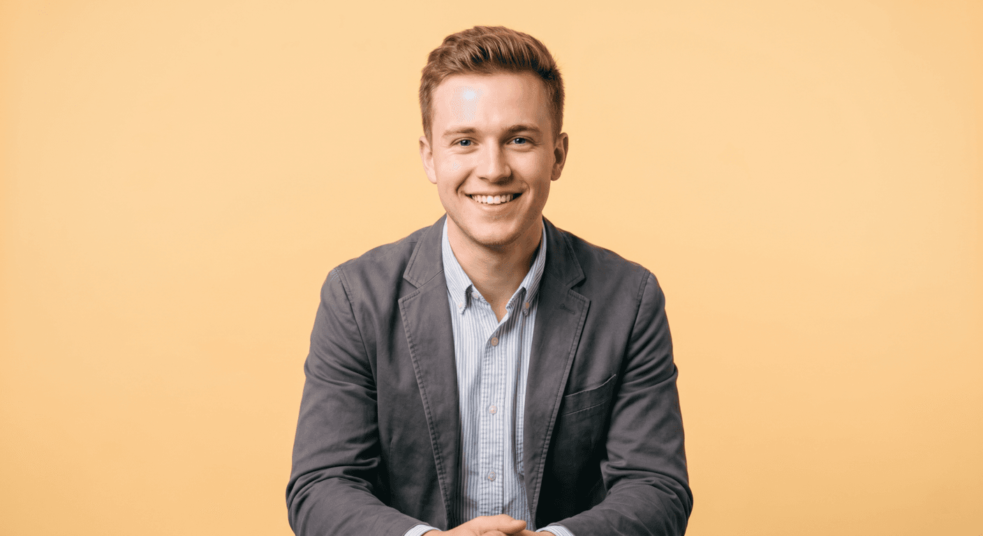 Smiling young professional